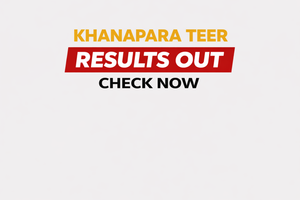 Khanapara Teer Result